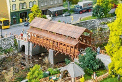 maqueta de puente levadizo