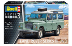 diorama de Land Rover en miniatura