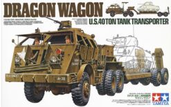 Maqueta Dragon Wagon Tamiya 1/35 montada con alto nivel de detalle