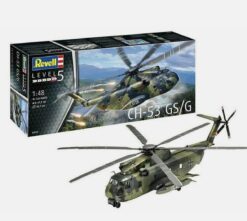 Maqueta CH-53 Revell 1/48 montada con rotor desplegado