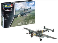 Diorama con el Bf 110 Revell 1/32 en pista de aterrizaje militar